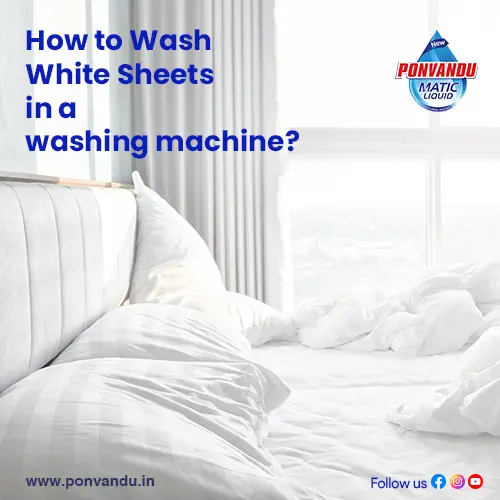 How to Wash White Sheets in a washing machine
