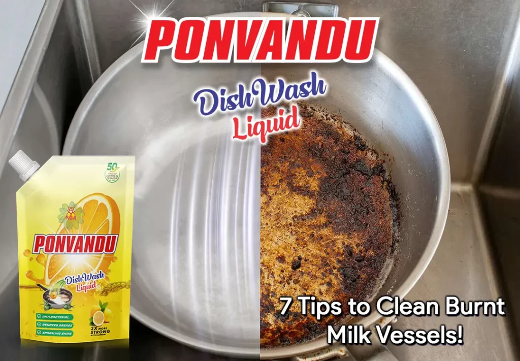 7 tips to clean burnt milk vessels
