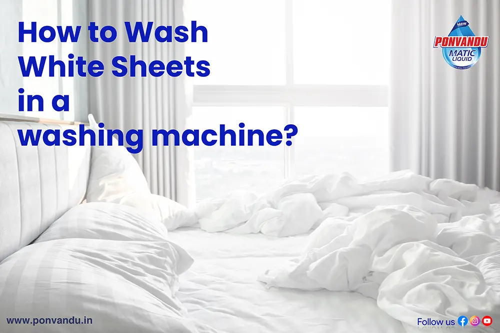 How to Wash White Sheets in a washing machine