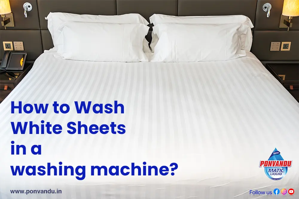 How to Wash White Sheets in a washing machine