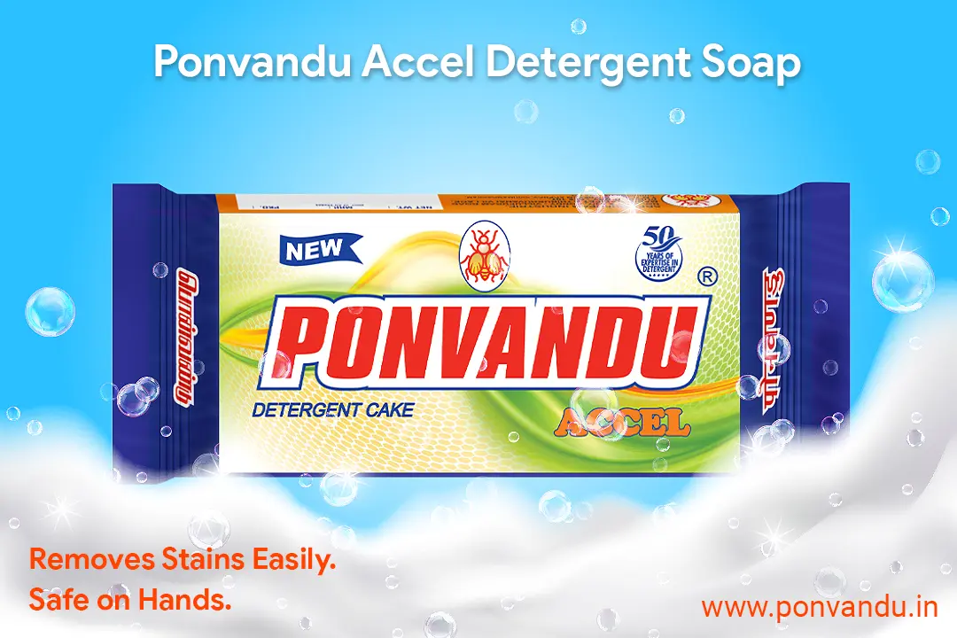 ponvandu accel detergent cake