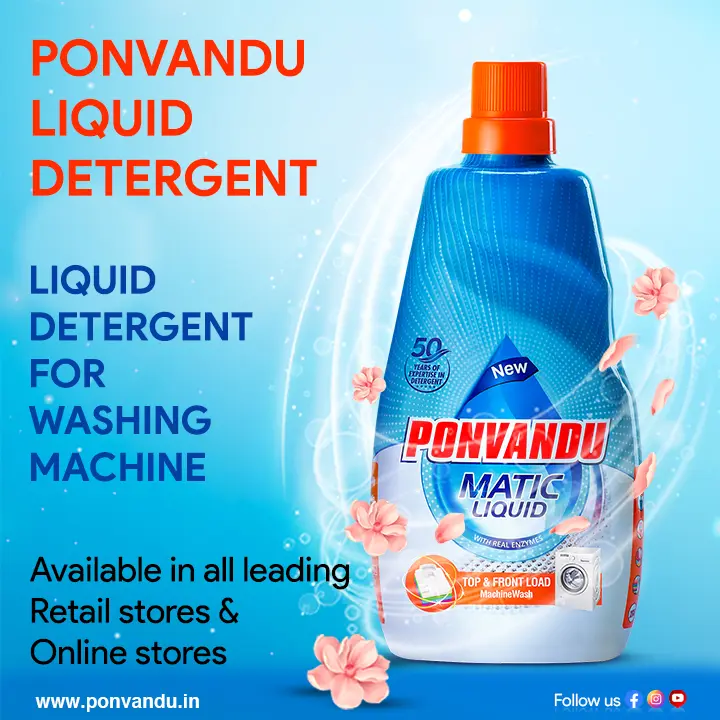 liquid detergent for washing machine